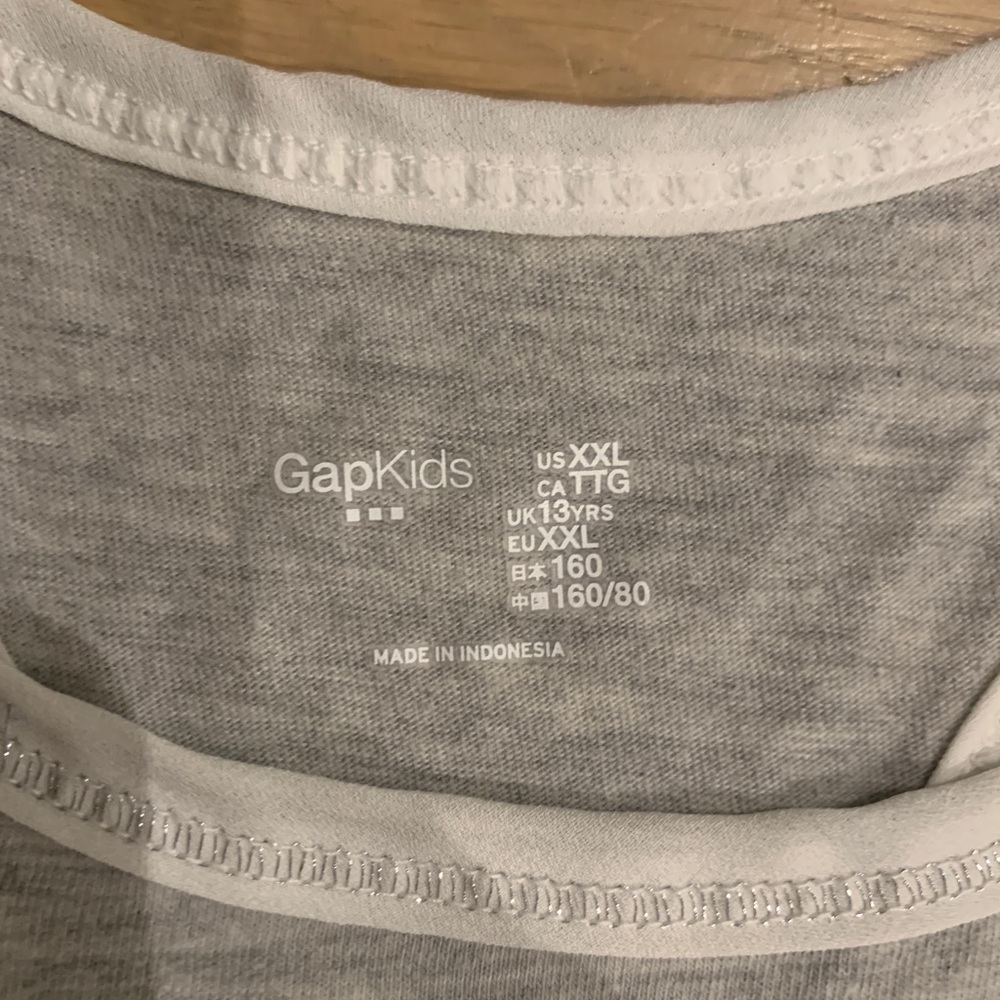 Gray Tank with Ruffles - Picture 2 of 2